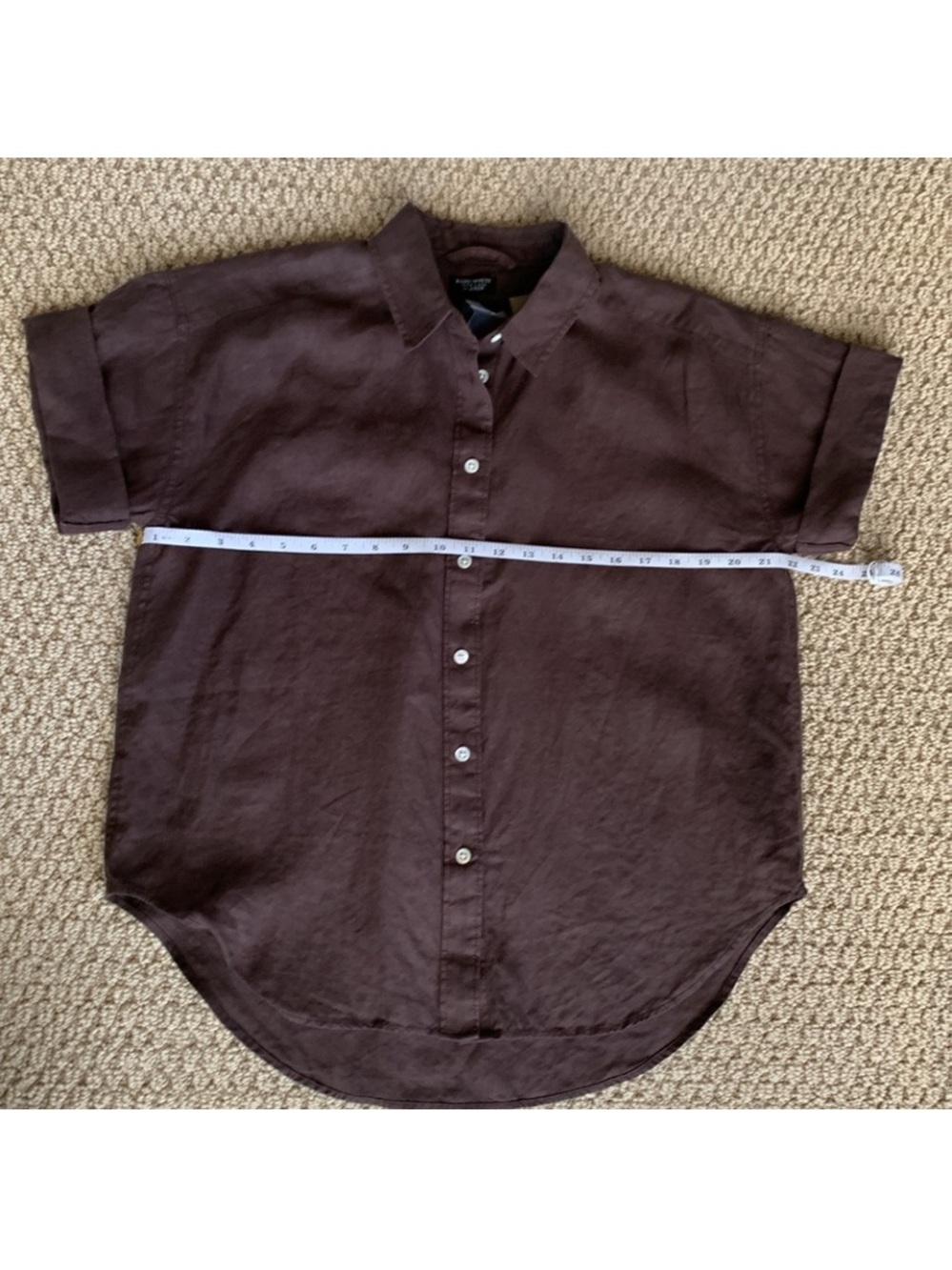 NWT J Crew Irish Linen Small - Picture 3 of 5